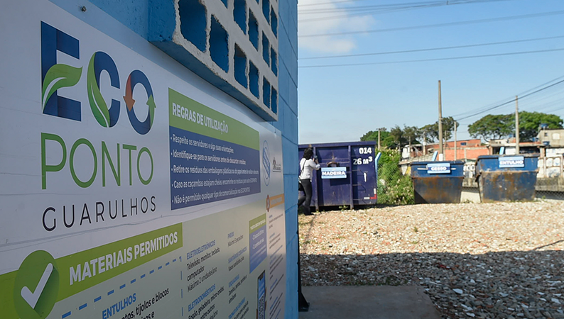 Ecoponto é inaugurado na Vila Galvão