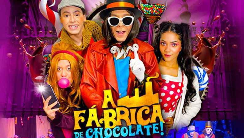 Teatro Adamastor recebe peça “A Fantástica Fábrica de Chocolate”